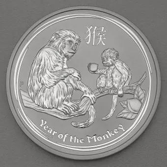 Silbermünze 5oz "Affe" 2016 Lunar II – Year of the Monkey (Australien) Top-Angebot