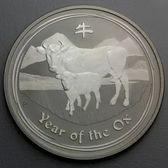 Silbermünze 1oz "Ochse" 2009 Lunar II – Year of the Ox (Australien) Billig