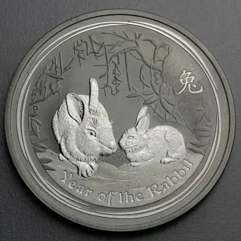 Silbermünze 1oz "Hase" 2011 Lunar II – Year of the Rabbit (Australien) Großhandel