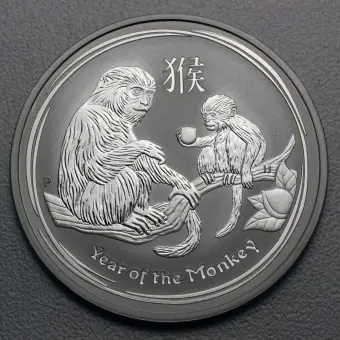 Silbermünze 1oz "Affe" 2016 Lunar II – Year of the Monkey (Australien) Preis Gesenkt
