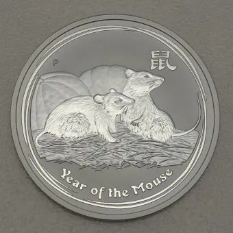 Silbermünze 2oz "Maus" 2008 Lunar II – Year of the Mouse (Australien) Versand Am Gleichen Tag