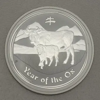 Sonderaktion Silbermünze 2oz "Ochse" 2009 Lunar II – Year of the Ox (Australien)