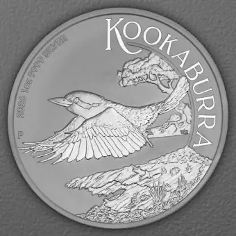 Silbermünze 1oz "Kookaburra" 2026 19% (Australien) Ab Werk