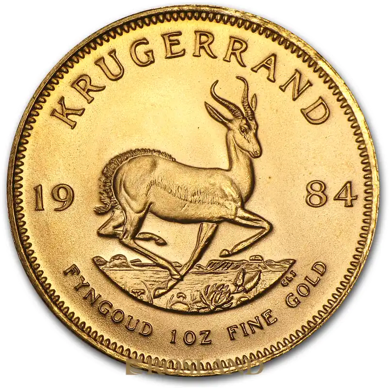 Begrenztes Angebot 1 Unze Goldmünze Krügerrand 1984