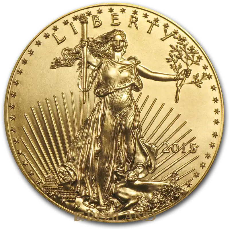 1 Unze Goldmünze American Eagle 2015 Jetzt Zugreifen