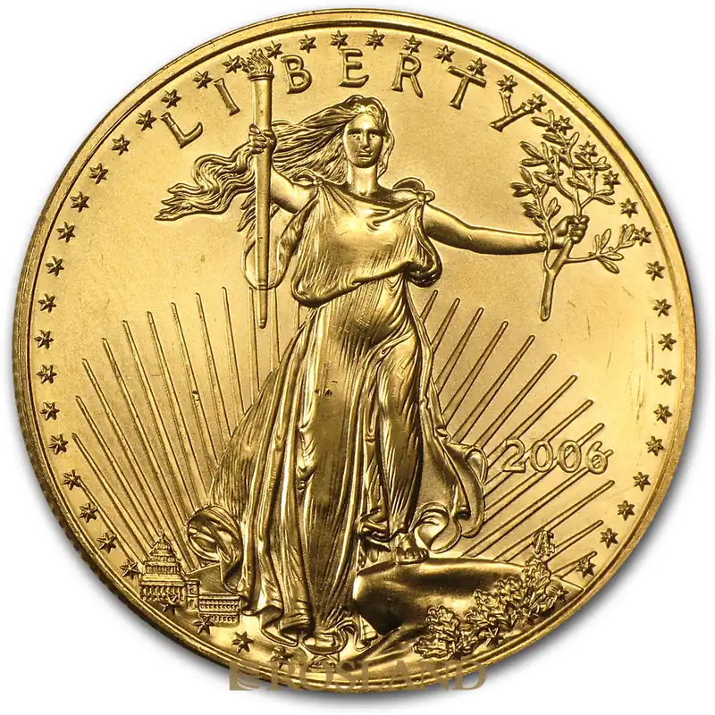 Versand Am Gleichen Tag 1 Unze Goldmünze American Eagle 2006