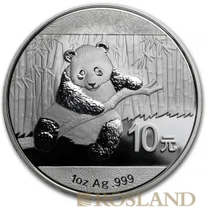 1 Unze Silbermünze China Panda 2014 Sonderangebot