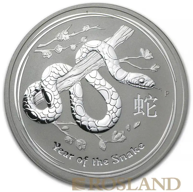 1 Unze Silbermünze Lunar 2 Schlange 2013 Bestseller