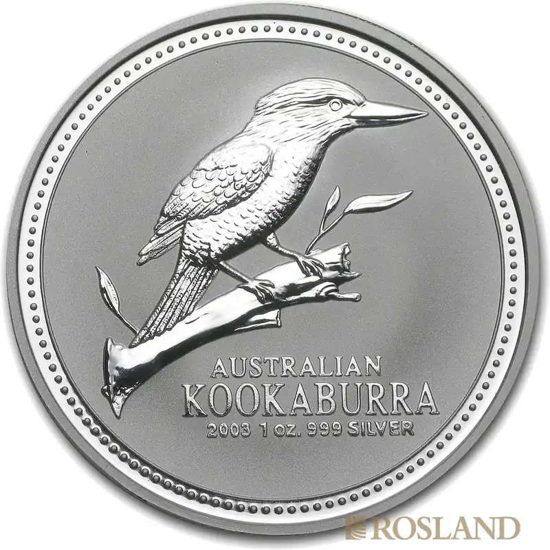 1 Unze Silbermünze Kookaburra 2003 Preiswert