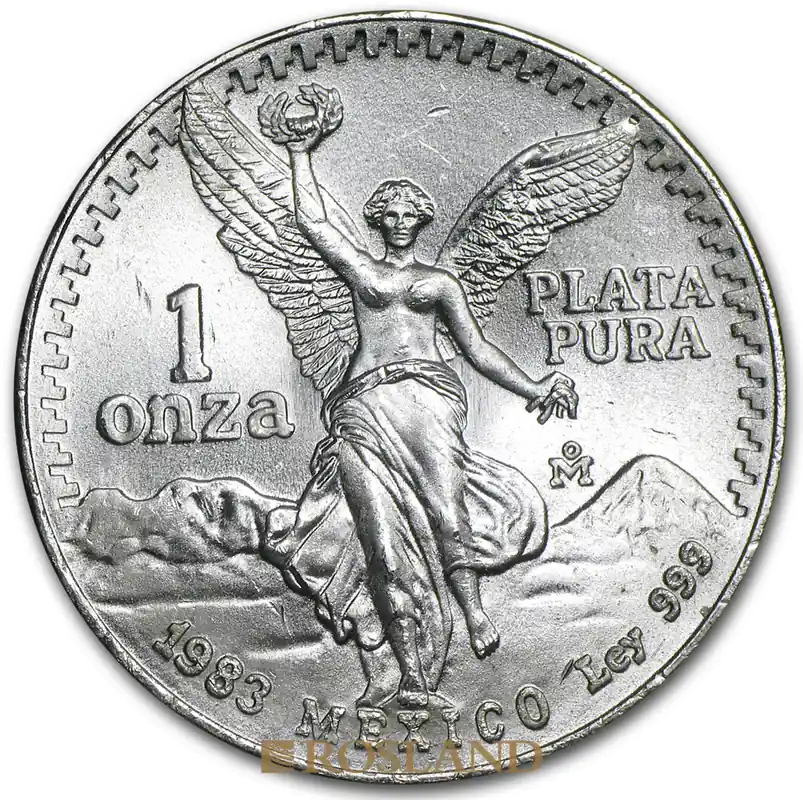 1 Unze Silbermünze Mexican Libertad 1983 Knallerangebot
