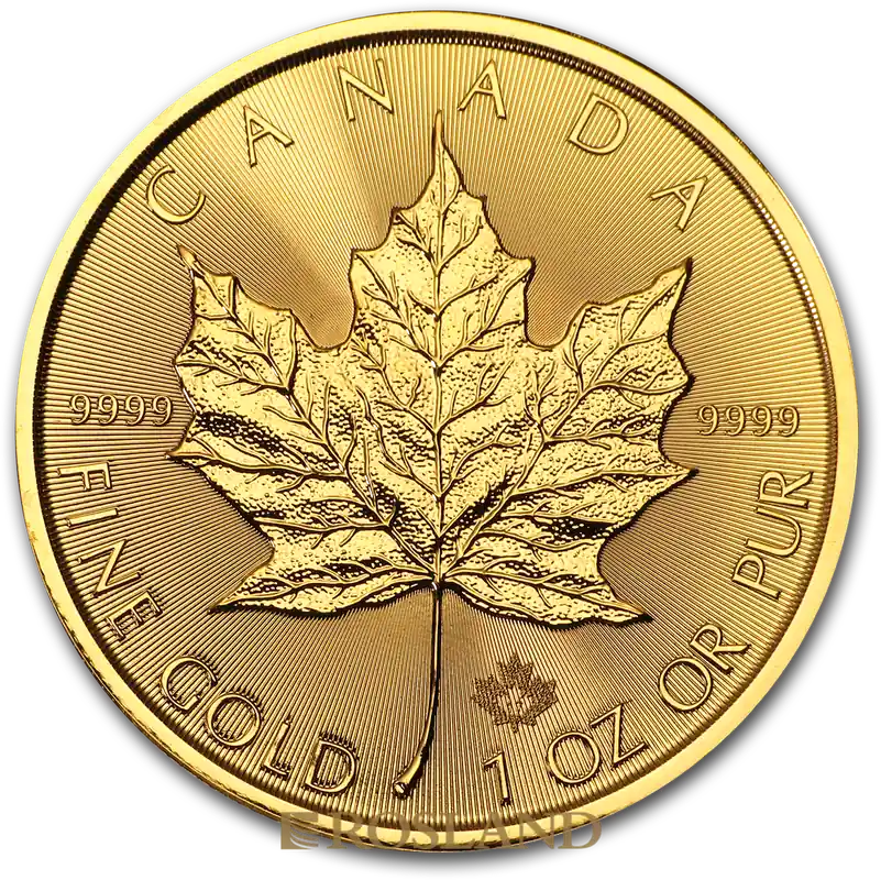1 Unze Goldmünze Kanada Maple Leaf 2017 Kracherpreis
