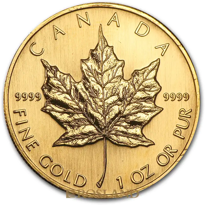 Super-Preis 1 Unze Goldmünze Kanada Maple Leaf 1996