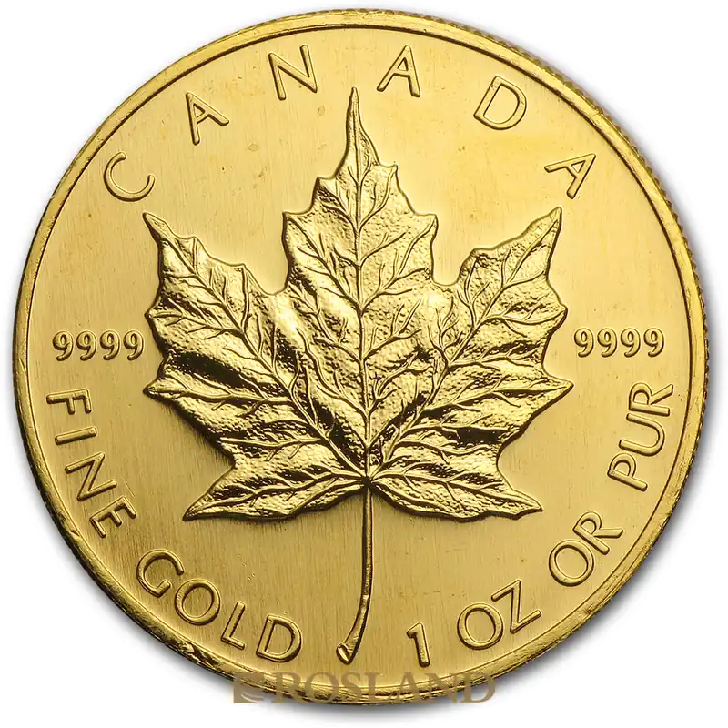 Knallerangebot 1 Unze Goldmünze Kanada Maple Leaf 1994