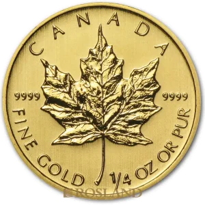 1/4 Unze Goldmünze Kanada Maple Leaf 2014 Online Kaufen