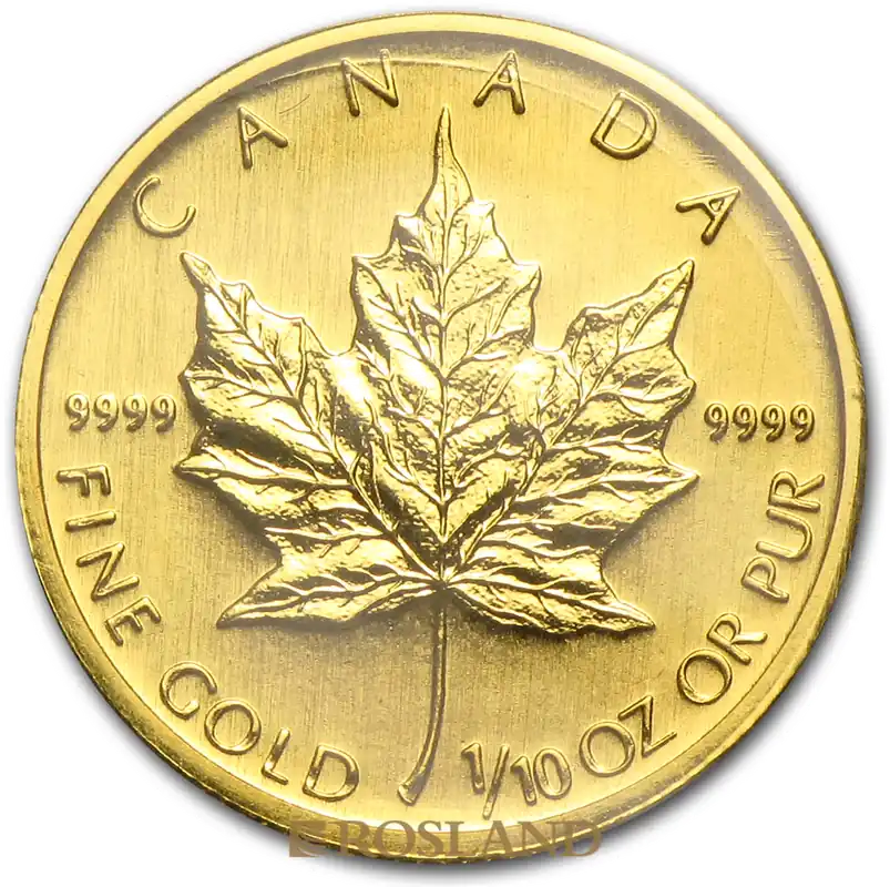 1/10 Unze Goldmünze Kanada Maple Leaf 2006 Angebot