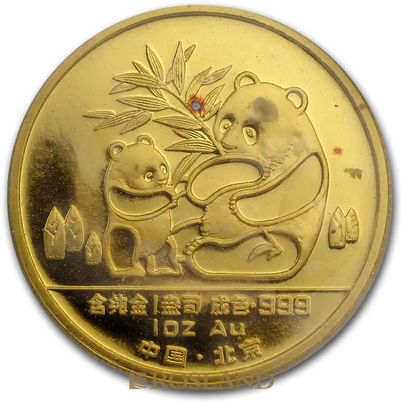 1 Unze Goldmünze China Panda New Orleans PP 1988 (Box,Zertifikat) Bestpreis
