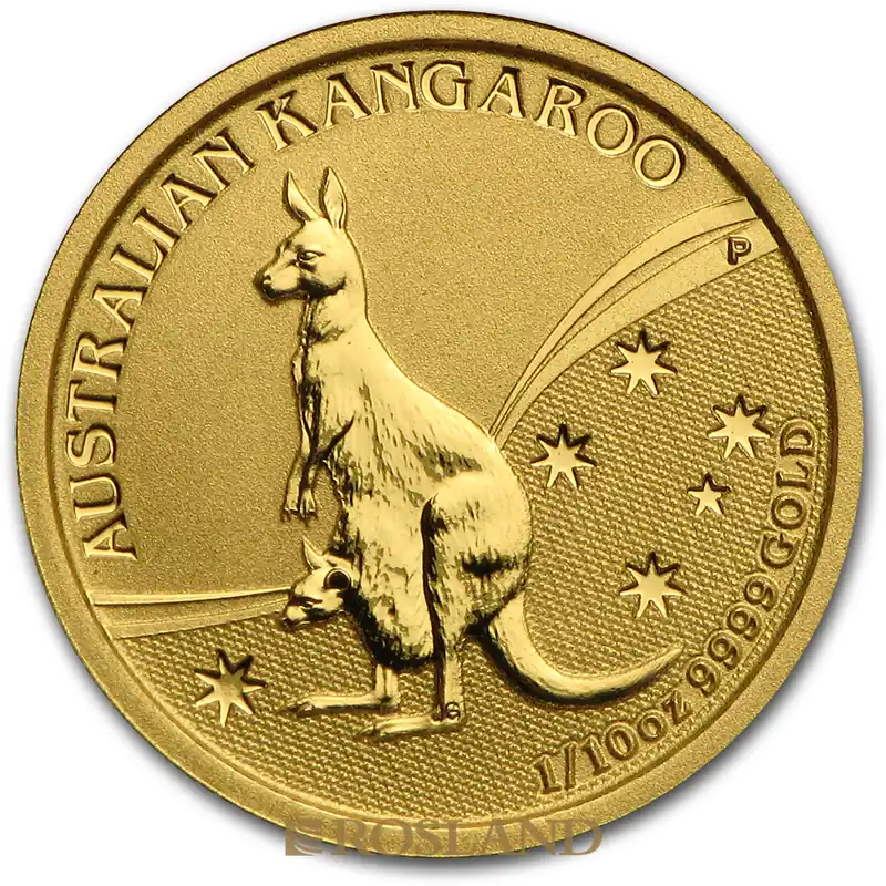 1/10 Unze Goldmünze Australien Känguru 2009 Wochenendangebot