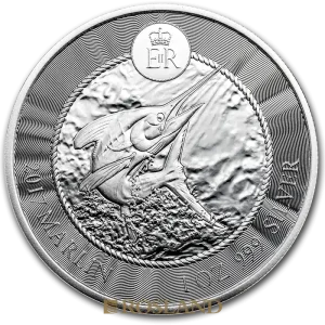 1 Unze Silbermünze Cayman Islands Marlin (Sperrfisch) 2017 Online Kaufen