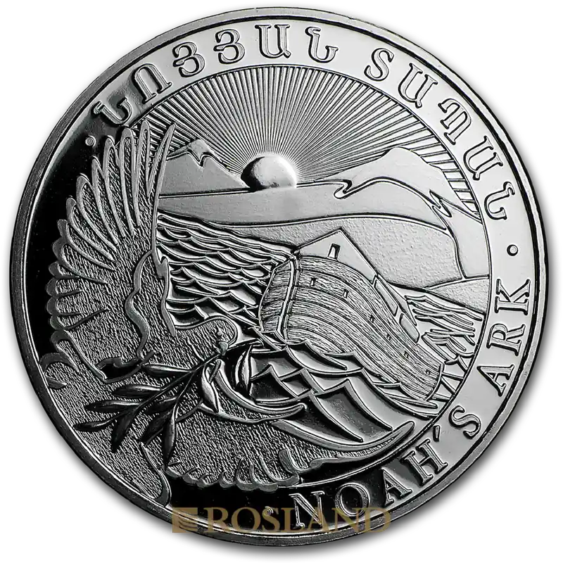 1 Unzen Silbermünze Armenien Arche Noah 2016 Großhandel