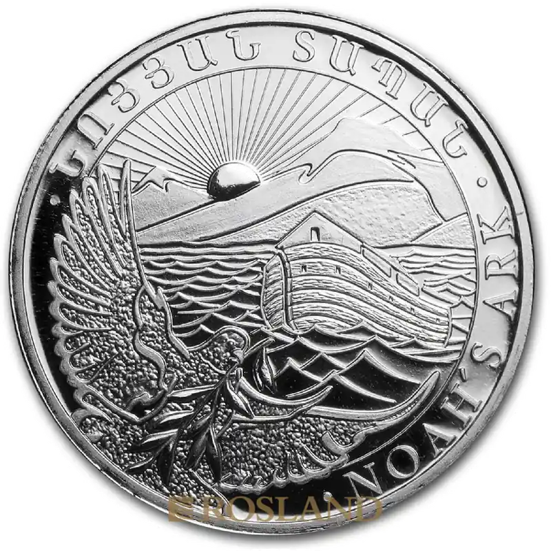1/2 Unze Silbermünze Armenien Arche Noah 2015 Kracherpreis