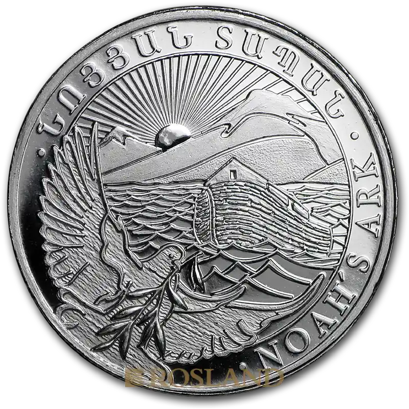 1/4 Unze Silbermünze Armenien Arche Noah 2016 Kostenloser Versand