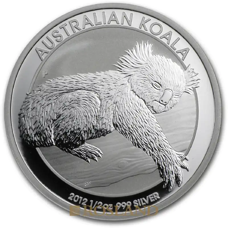 Wochenendangebot 1/2 Unze Silbermünze Koala 2012