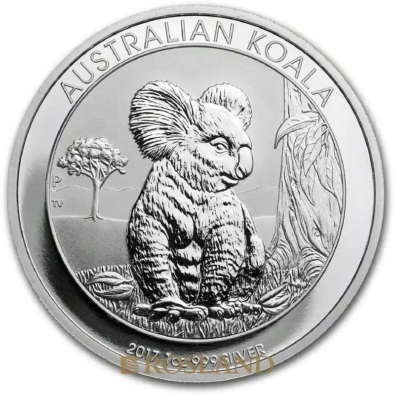 Begrenztes Angebot 1 Unze Silbermünze Koala 2017