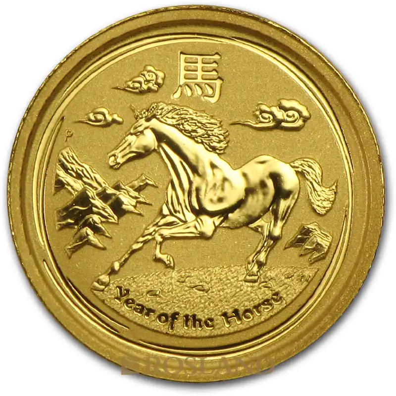 1/20 Unze Goldmünze Lunar 2 Pferd 2014 Top-Preis