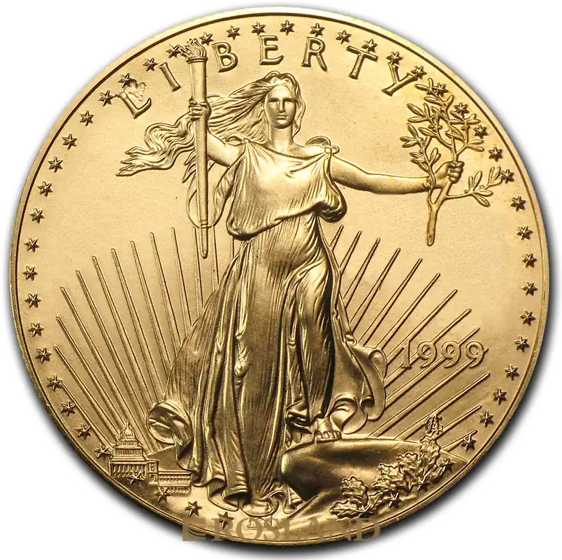 1 Unze Goldmünze American Eagle 1999 Sale