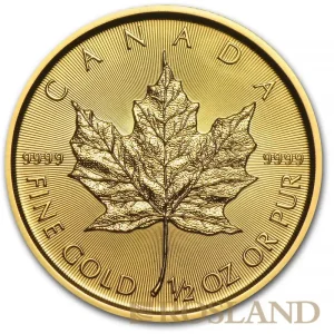 1/2 Unze Goldmünze Kanada Maple Leaf 2016 Neuheit