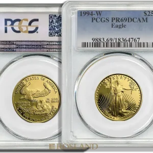 Jetzt Kaufen 1/4 Unze Goldmünze American Eagle 1994 PP PCGS PR-69 (DCAM)