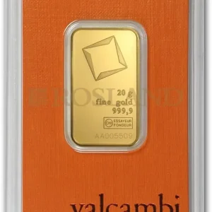 Geld-Zurück-Garantie 20 Gramm Goldbarren Valcambi