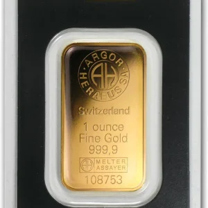 1 Unzen Goldbarren Heraeus Argor Kinebar® (.9999) Neuheit