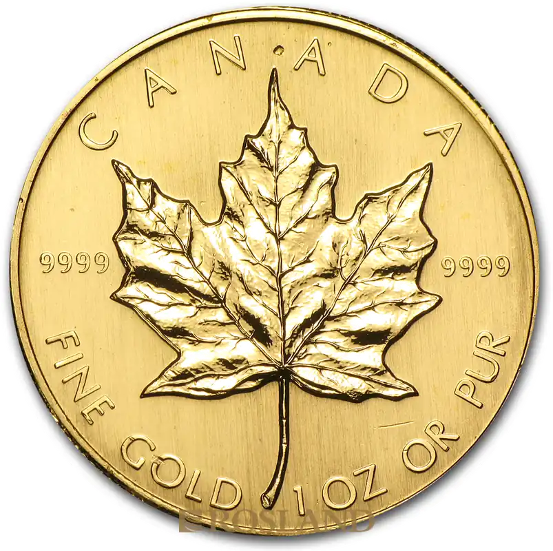 Direktkauf 1 Unze Goldmünze Kanada Maple Leaf 1983