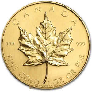 Sonderaktion 1 Unze Goldmünze Kanada Maple Leaf 1981