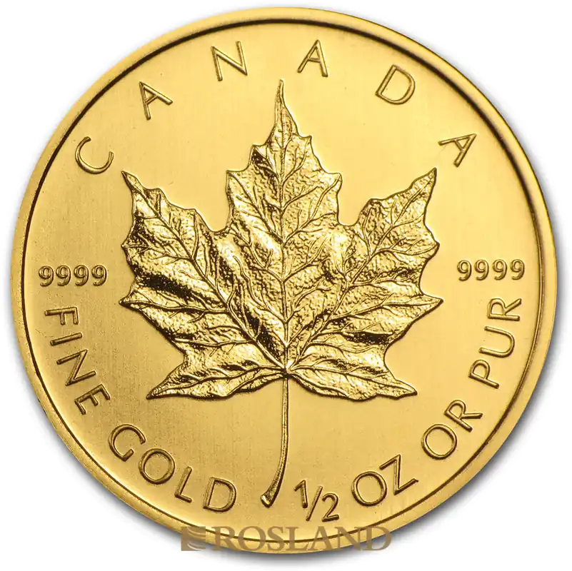 1/2 Unze Goldmünze Kanada Maple Leaf 2013 Premium