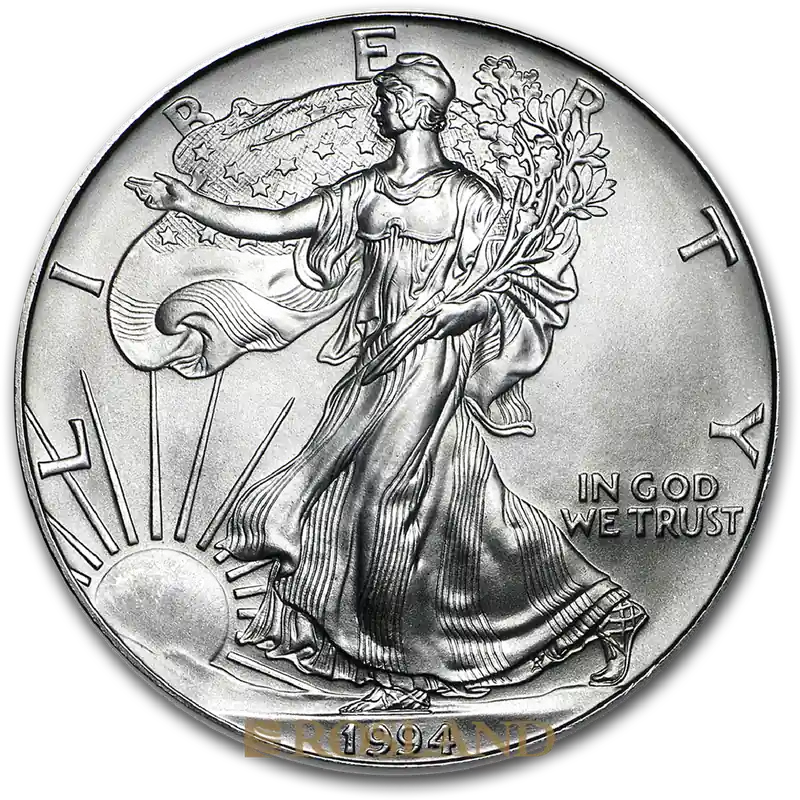 1 Unze Silbermünze American Eagle 1994 Kracherpreis