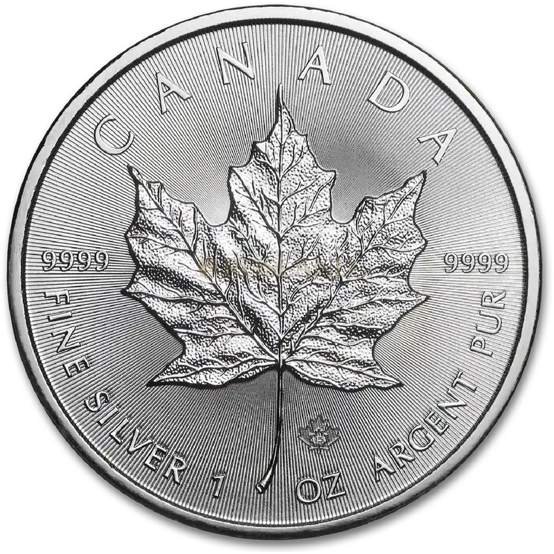 1 Unze Silbermünze Kanada Maple Leaf 2015 Echt