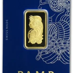 Limited Edition 1/2 Unze Goldbarren PAMP Lady Fortuna Veriscan®