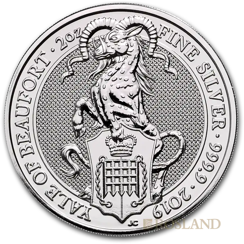 2 Unzen Silbermünze Queens Beasts Yale 2019 Versand Am Gleichen Tag