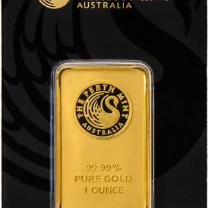 Top-Qualität 1 Unze Goldbarren Perth Mint Schwan Design