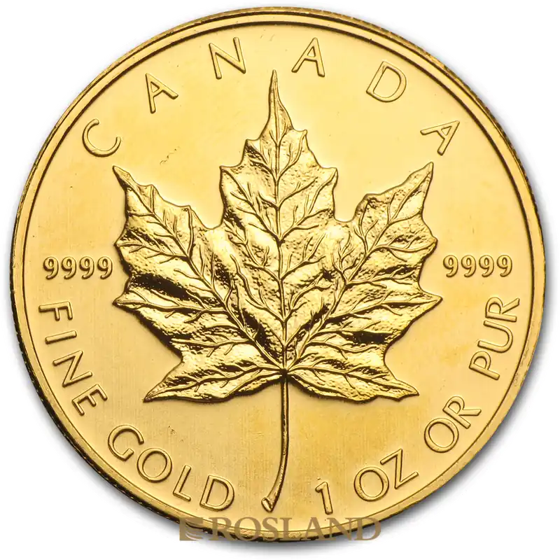 Nur Für Kurze Zeit 1 Unze Goldmünze Kanada Maple Leaf 2011