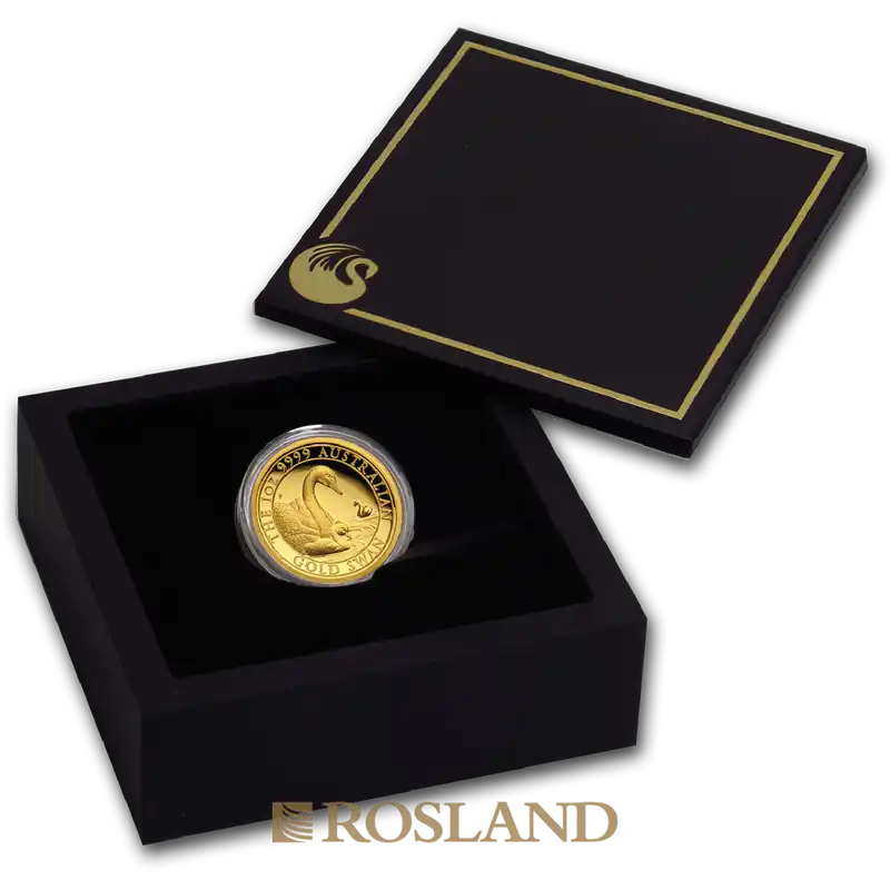 1 Unze Goldmünze Australien Schwan 2019 PP (HR, Box, Zertifikat) Echt