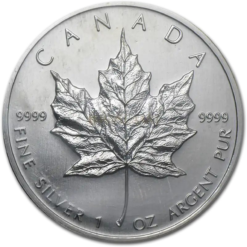 1 Unze Silbermünze Kanada Maple Leaf 2003 Jetzt Kaufen