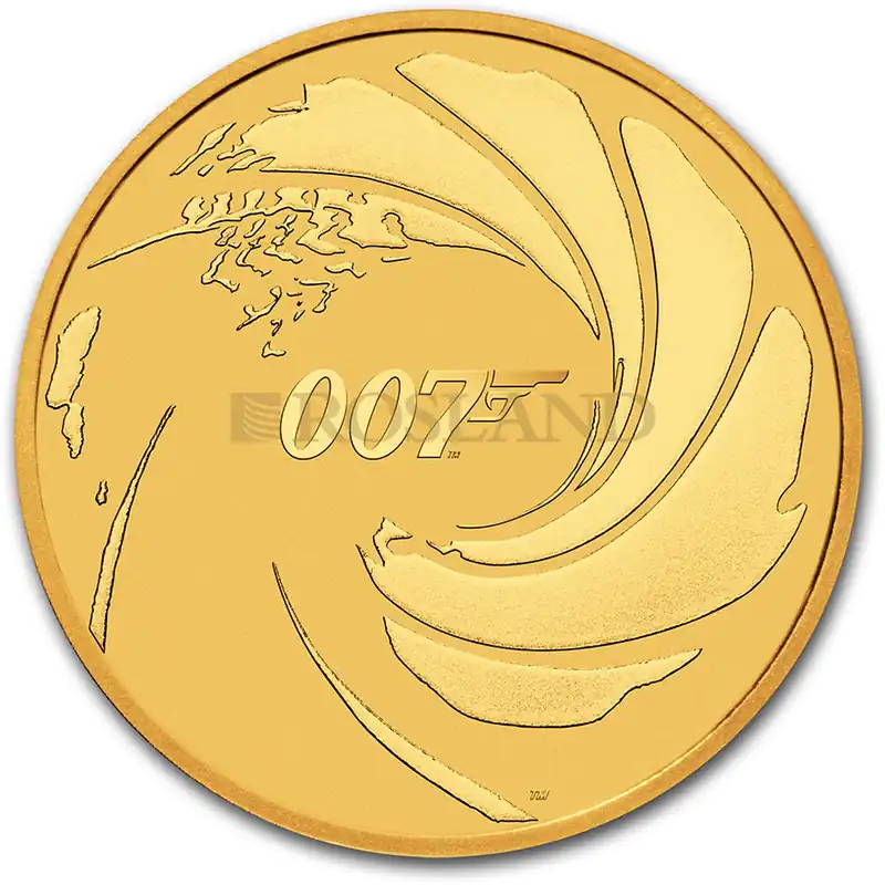 Solange Der Vorrat Reicht 1 Unze Goldmünze Tuvalu 007 James Bond 2020