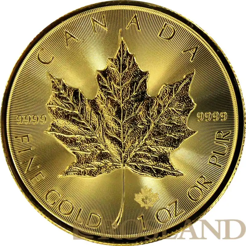 1 Gramm Goldmünze Kanada Maple Leaf 2018 Preisreduziert