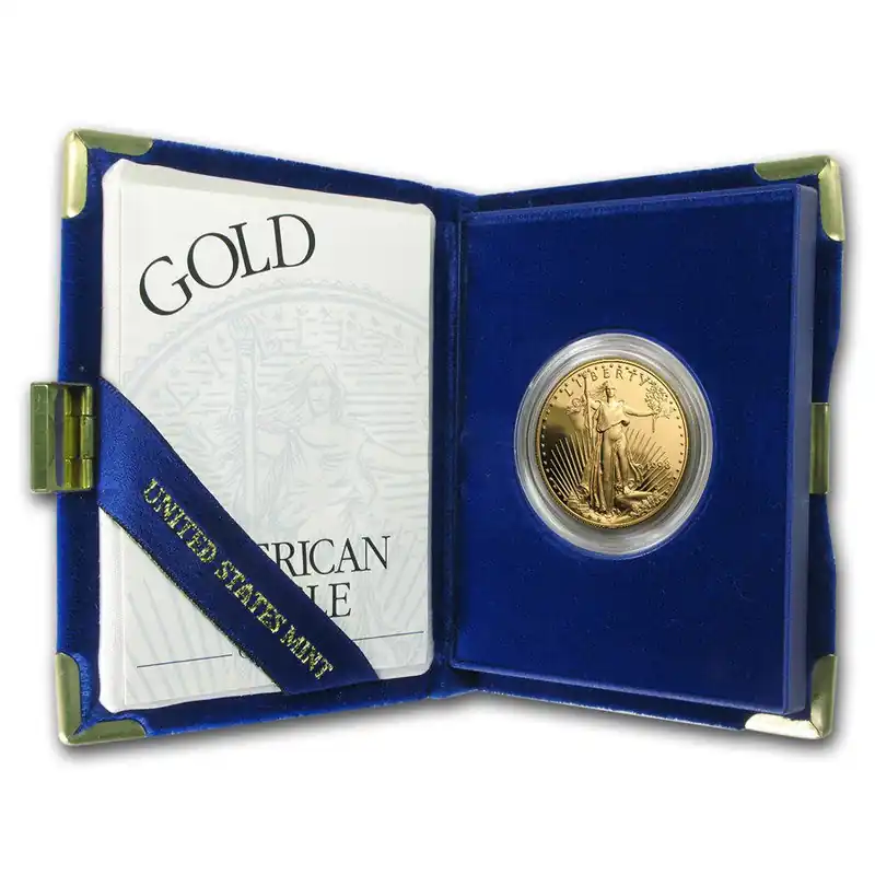 1 Unze Goldmünze American Eagle 1998(W) PP (Box, Zertifikat) Schneller Versand