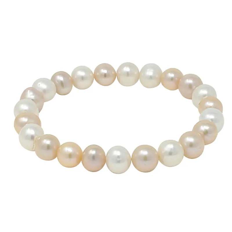 Weltweiter Versand Armband aus Perlen, multicolor, weiß-rosa-lila, Perlenarmband, Damen