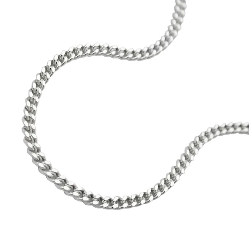 1,4mm Collier Kette Halskette, Panzer, echtes 925 Silber, Damen, 50cm Mega-Angebot