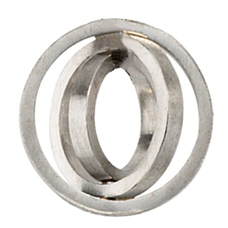 Geld-Zurück-Garantie Anhänger aus 950 Platin ein Ring eingelegt im Anderen für Damen